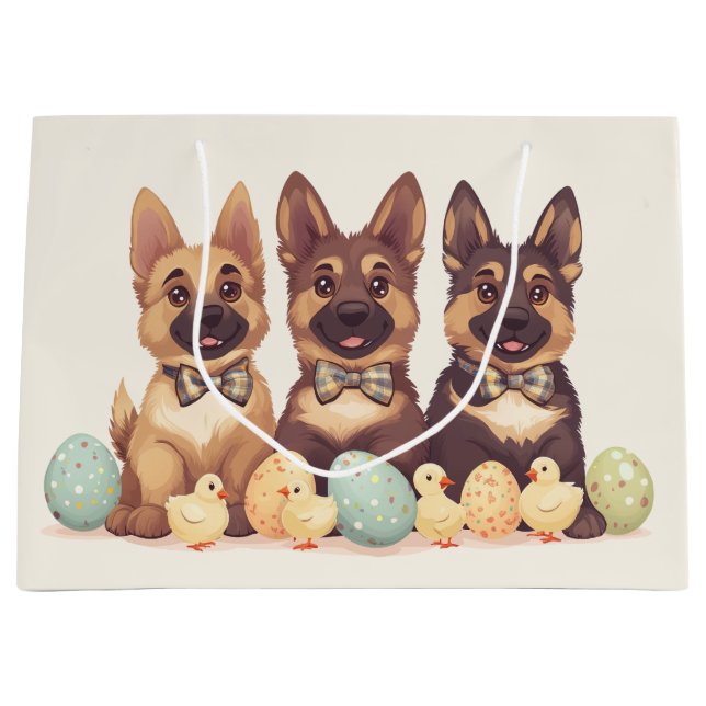 Påsk German Shepherd Hundar (Framsidan)