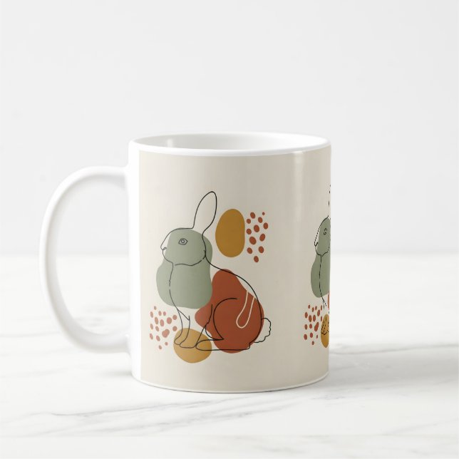 Påsk gift Mugg bunny (Vänster)
