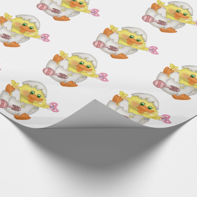 Påsk Gift Wrap/Baby Chick Presentpapper (Hörn)