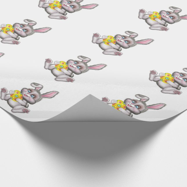 Påsk Gift Wrap/ Bunny and Egg Presentpapper (Hörn)