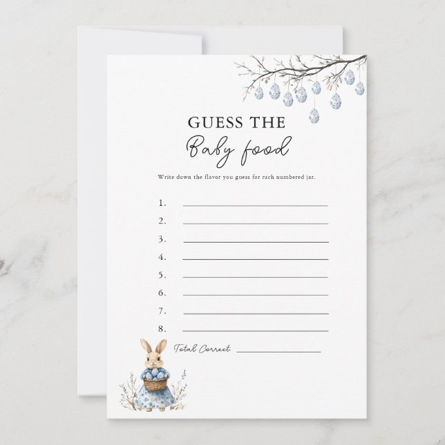 Påsk gissar att Baby matbabybabybabybabybabyns spe Julkort (Framsida)