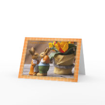 Påsk - Glad påsk Bunny Couple