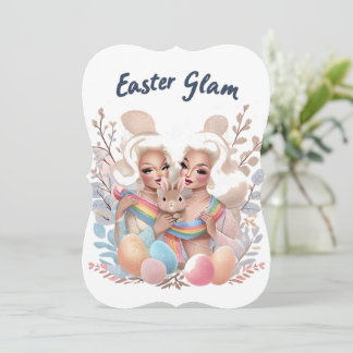 Påsk Glam Drag Queen Påsk Card