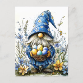 Påsk Gnome Helgdag vykort