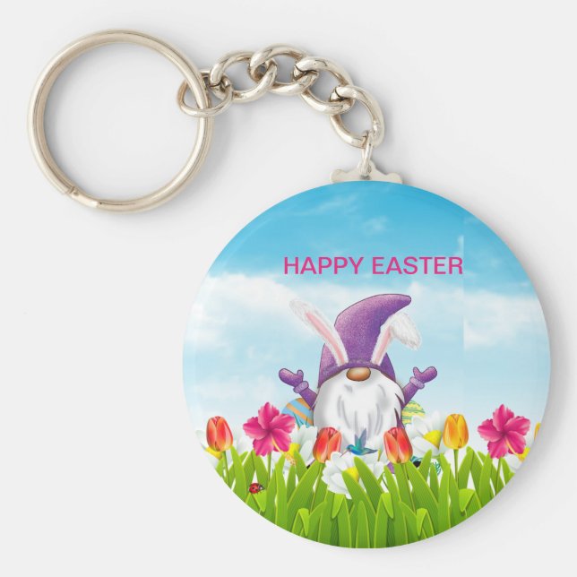 Påsk Gnome Nyckelring (Framsidan)