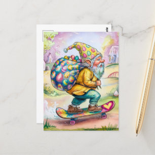 Påsk Gnome Vykort