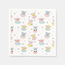 Påsk Gnomes Napkins Pappersservett