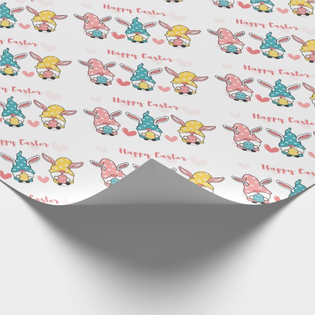 Påsk Gnomes Wrapping Papper Presentpapper (Hörn)