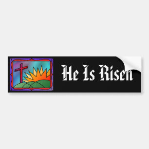 Påsk God Bumper Sticker Bildekal
