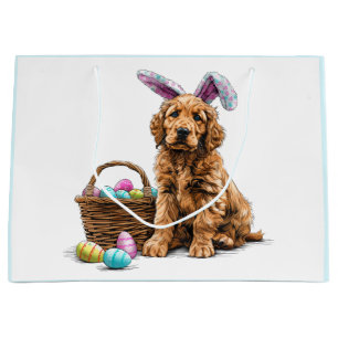 Påsk Golden Retriever Puppy Bunny Öron