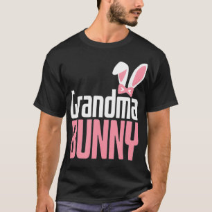 Påsk Grandma Bunny Costume Funny Family Matching T Shirt