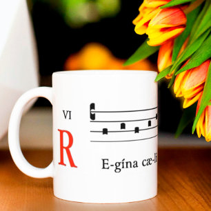 Påsk Gregorian Chant Trad katolsk latinsk massa Kaffemugg