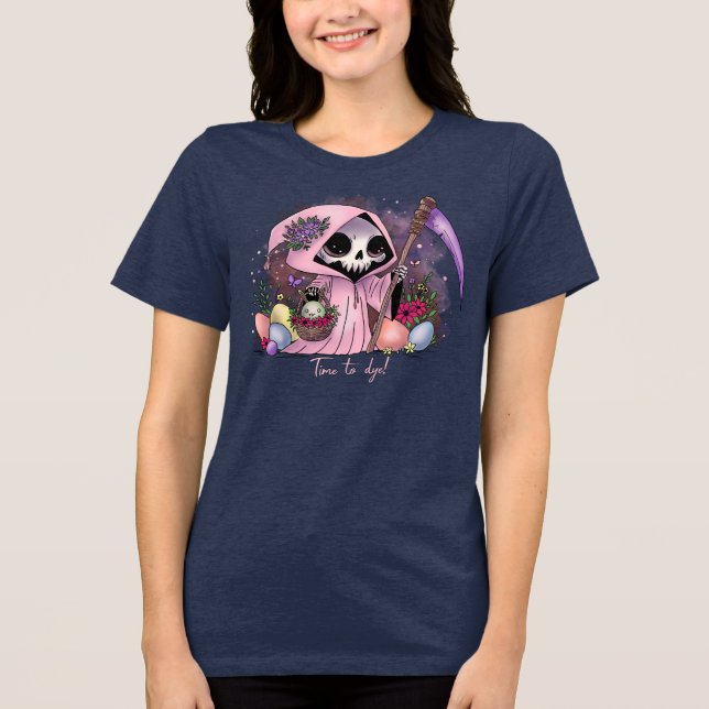 Påsk Grim Reaper T Shirt (Framsida)