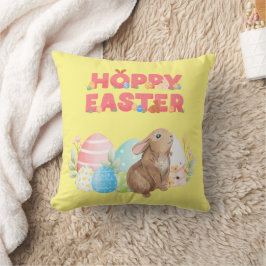 Påsk Group Eggs Hoppy Påsk dag Kudde