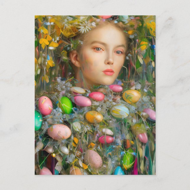 Påsk guddess vykort (Framsida)