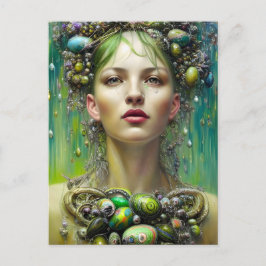 Påsk guddess vykort