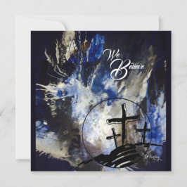 Påsk Hallelujah-anteckningskort Tack Kort