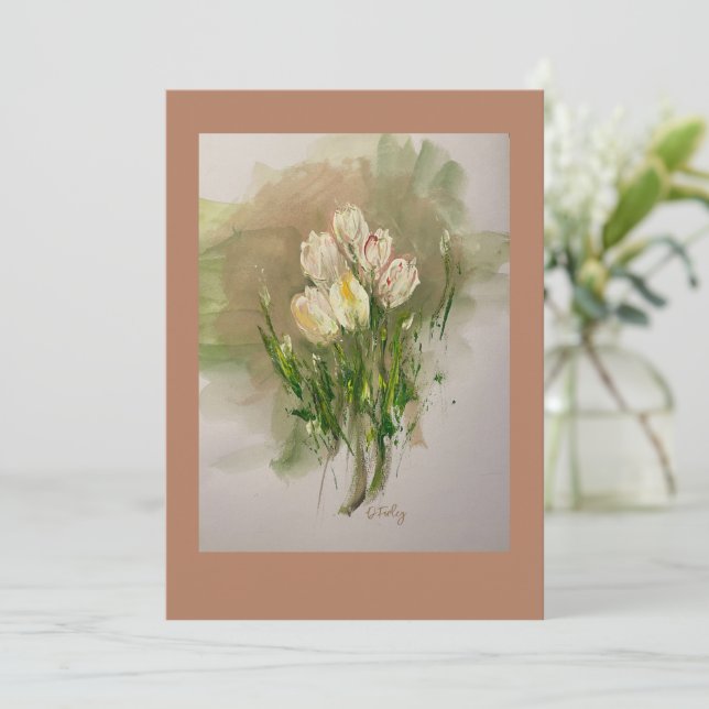 Påsk Hallelujah-platta kort (Stående Fram)