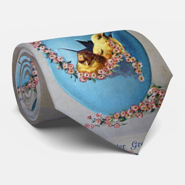 Påsk Hälsning 1909 Slips (Rullad)