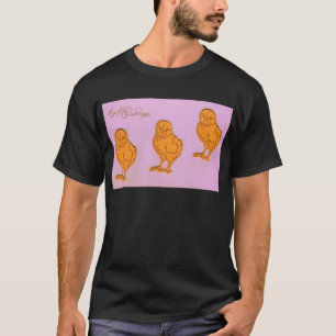 Påsk Hälsning Chick Lila T-shirt