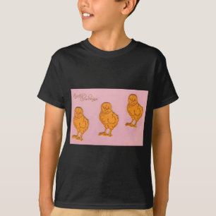 Påsk Hälsning Chick Rosa Tee