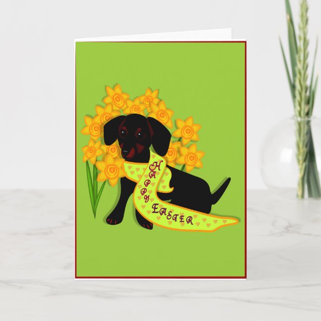 Påsk Hälsning Helgkort (Framsida)