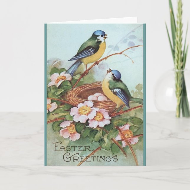 Påsk Hälsning-kort Helgkort (Framsida)