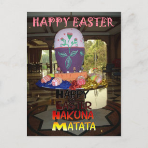 Påsk Hälsning och bästa önskemål Helg Vykort