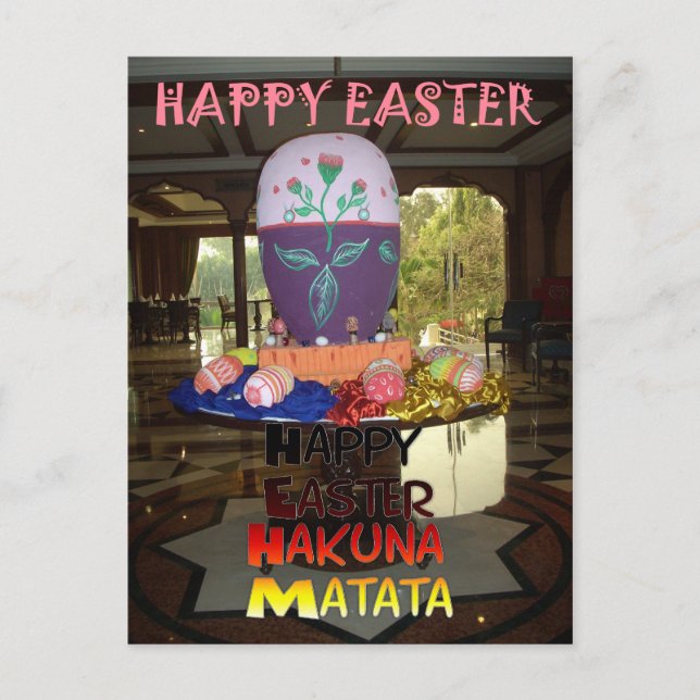 Påsk Hälsning och bästa önskemål Helg Vykort (Framsida)