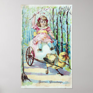 Påsk Hälsning Poster
