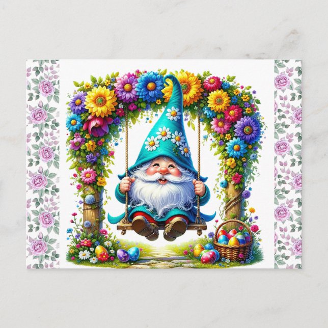 Påsk Hälsning Vykort (Framsida)