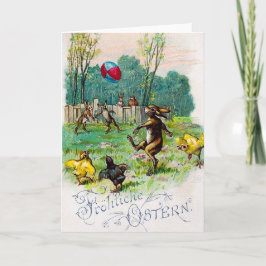 Påsk-hälsningskort för vintage helgkort