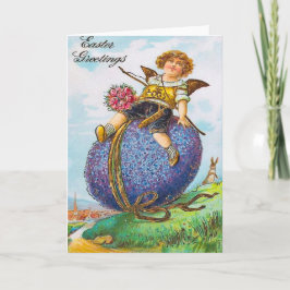 Påsk-hälsningskort för vintage helgkort