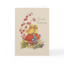 Påsk-hälsningskort för vintage