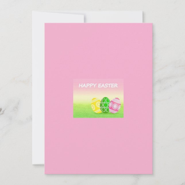 Påsk-hälsningskort Julkort (Framsida)