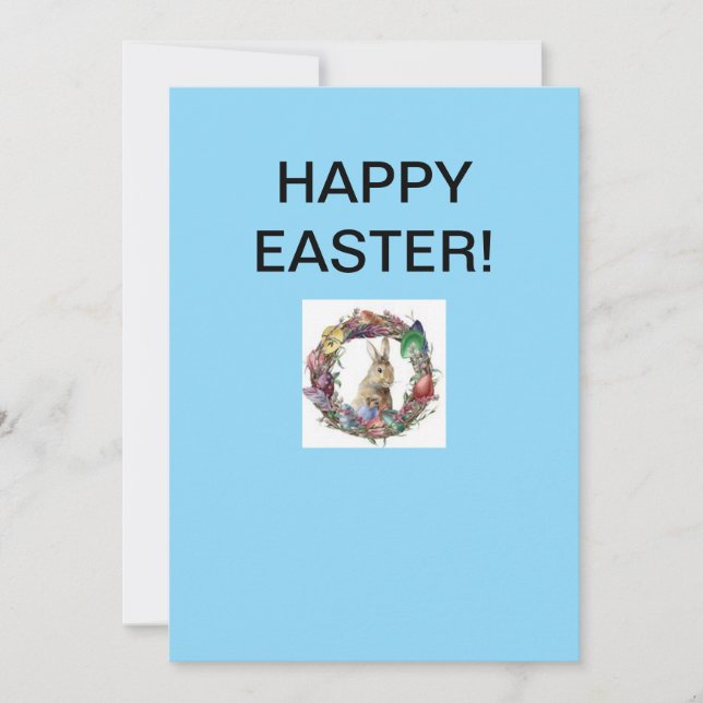 Påsk-hälsningskort Julkort (Framsida)