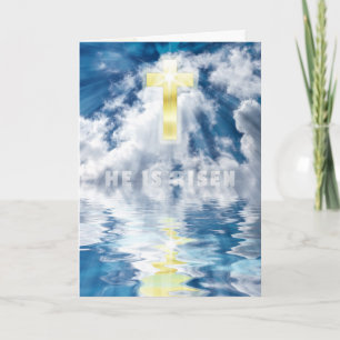 Påsk - han är Risen - Christian - Kor/Heavens Helgkort