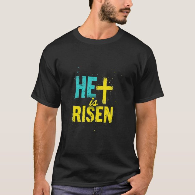 Påsk Han är uppstånden  1 T Shirt (Framsida)