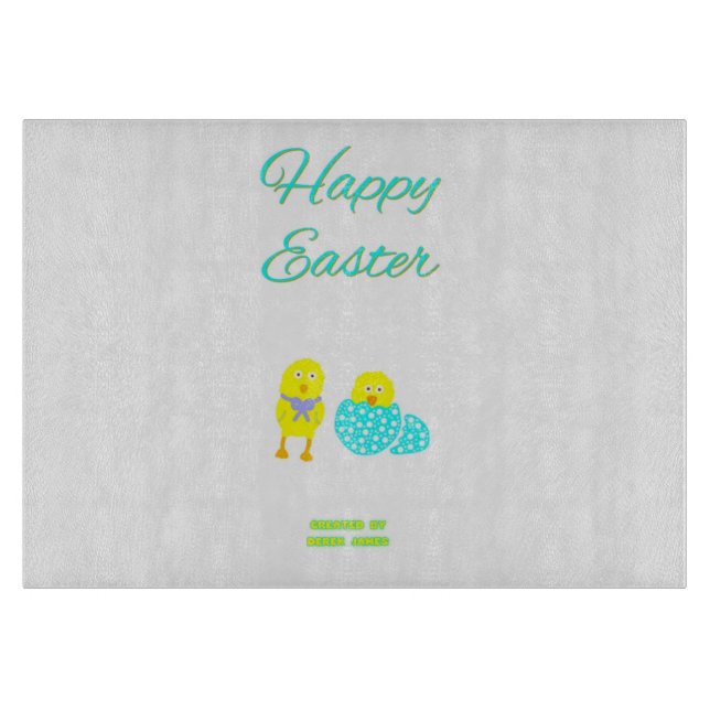 Påsk Hatchlings Glasskärning (Framsidan)