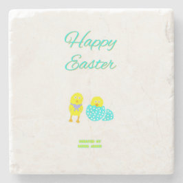 Påsk Hatchlings Marble Stone Underlägg