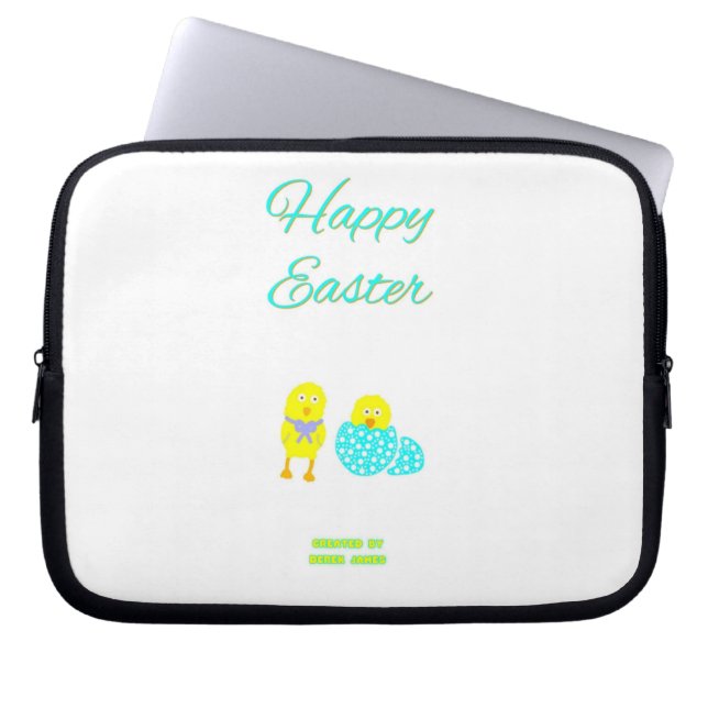 Påsk Hatchlings Neoprene Laptop sleeve (Framsidan)