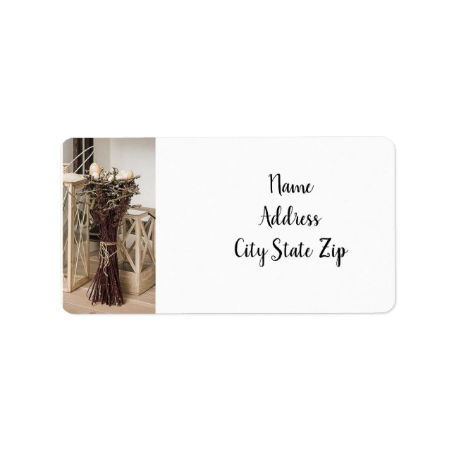 **PÅSK HELGDAG** FESTIVA ADRESSETIKETTER (Framsidan)