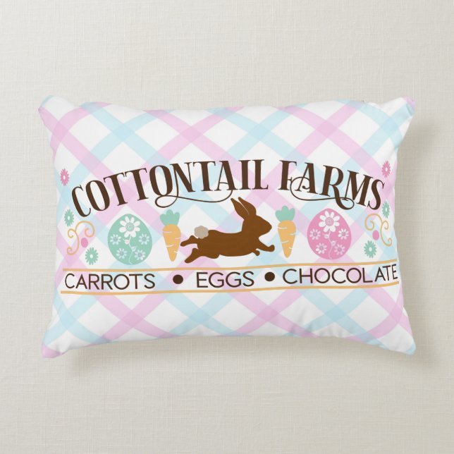 Påsk Hemmadekan Dekorativ kudde (Framsidan)