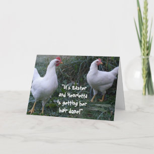 PÅSK HEN JOKE-kort Helgkort