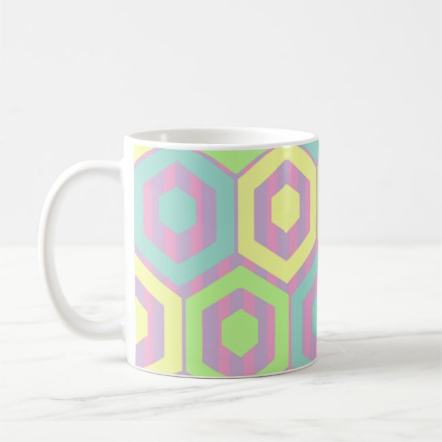 Påsk Hexagons Kaffemugg (Vänster)