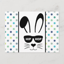 Påsk Hip Hop Kanin Hopp Vykort