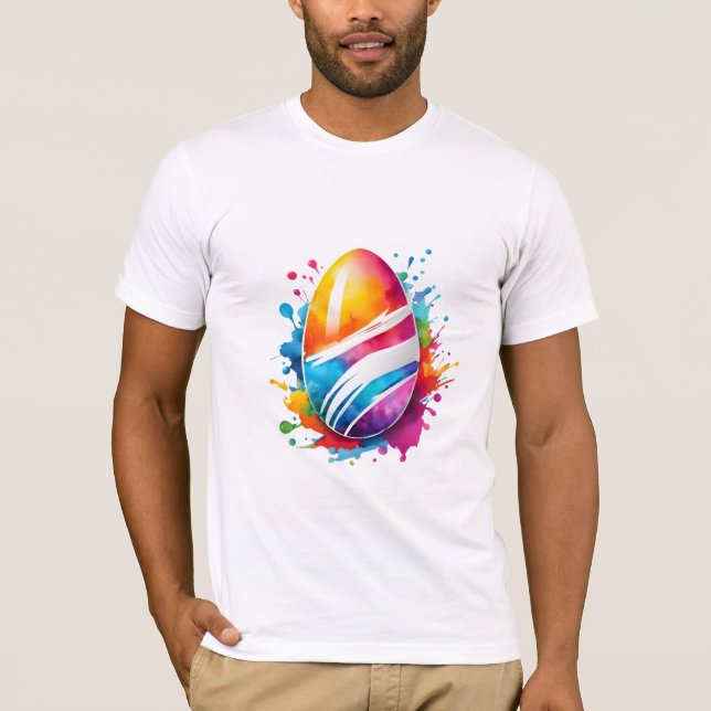 Påsk Hoppy Helgdag T Shirt (Framsida)