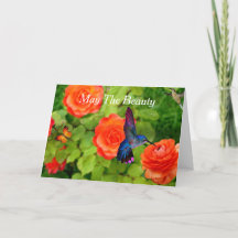 Påsk Hummingbird Beauty