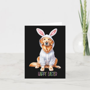 Påsk Hund Bunny Vår Golden Retriever Påsk Eg Kort