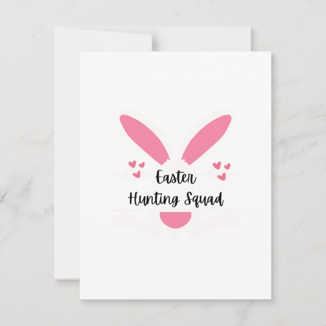 Påsk Hunting Squad på a Julkort (Framsida)
